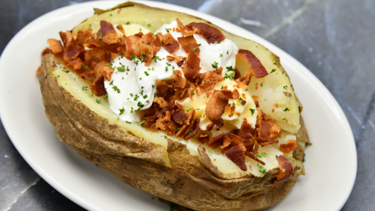 Order Jumbo Baked Potato food online from Morton The Steakhouse store, Pittsburgh on bringmethat.com
