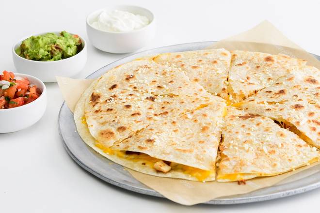 Order Quesadilla Grande food online from Sharky Woodfired Mexican Grill store, Woodland Hills on bringmethat.com