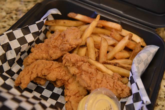Order Kids Chicken Strips food online from Sams Grill & Bar store, Rendon on bringmethat.com