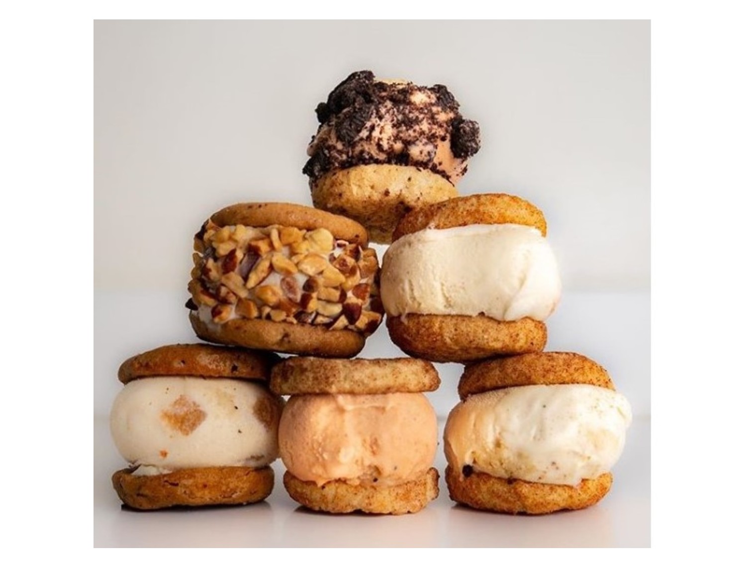 Order Mini Cookie Sandwich food online from Rick's Rather Rich Ice Cream store, Concord on bringmethat.com