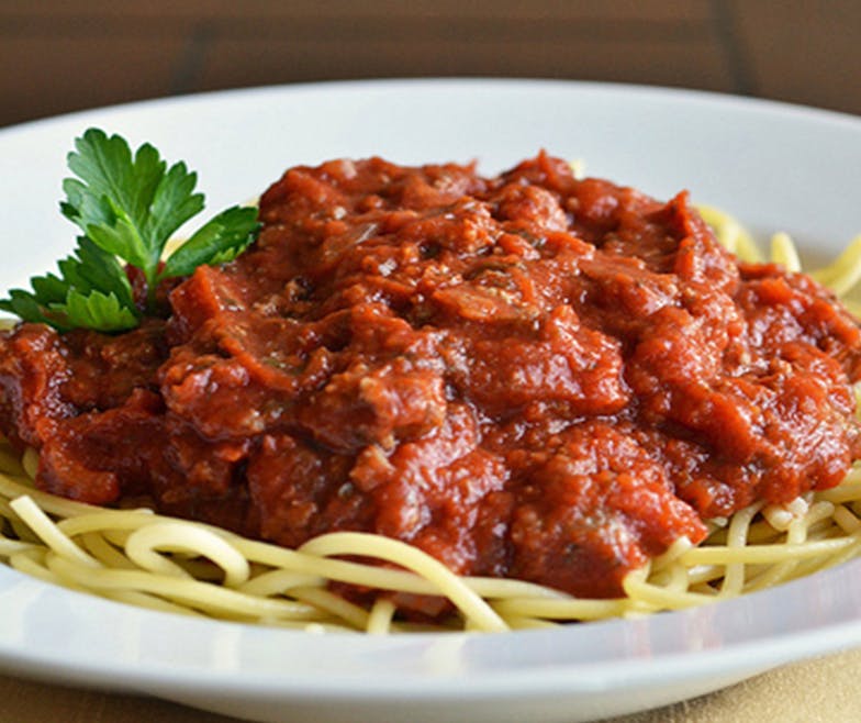 Order Kid's Pasta with Meat Sauce - Kids food online from Napoli Pizza & Pasta store, Houston on bringmethat.com