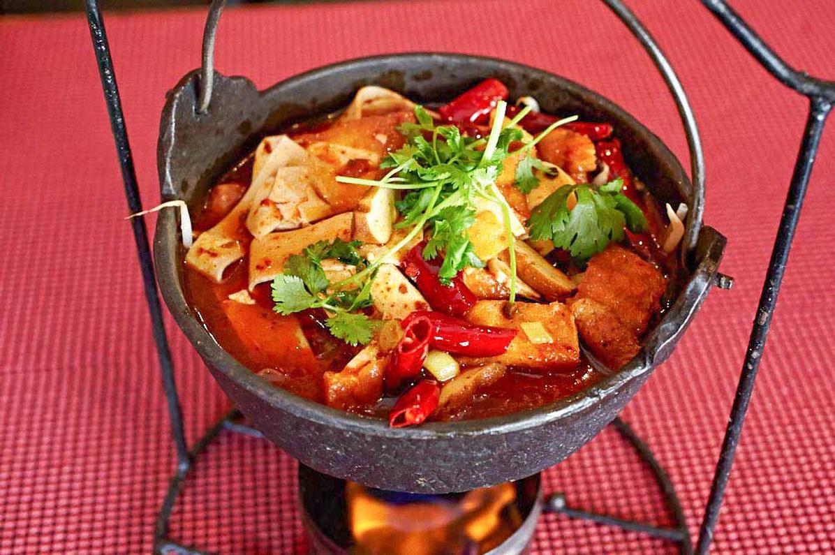 Order 豆腐王 Iron Pot Mixed Tofu food online from Spices 3 store, Oakland on bringmethat.com