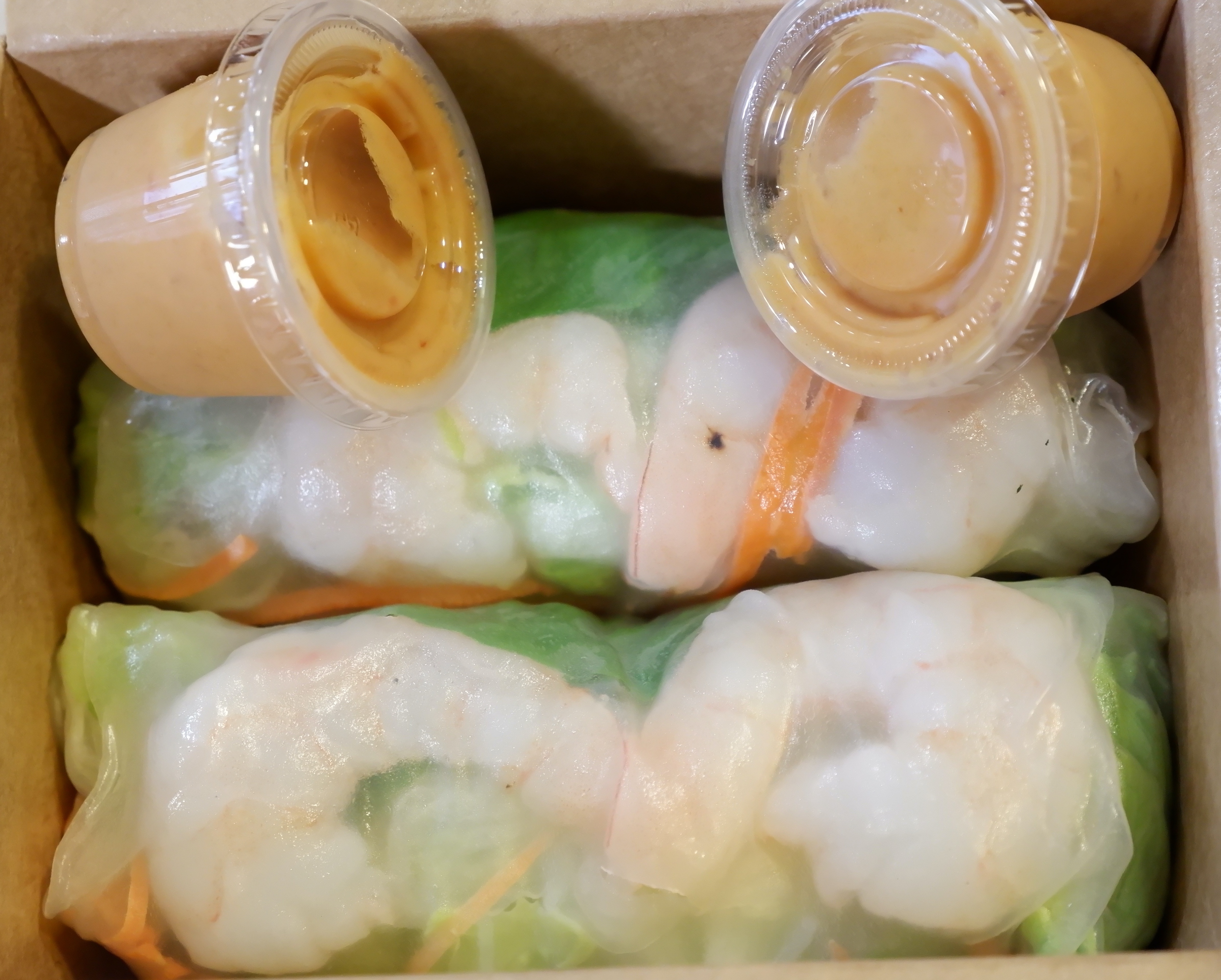 Order 2 Pieces Fresh Spring Roll food online from Thai Bbq & Combo store, Paso Robles on bringmethat.com