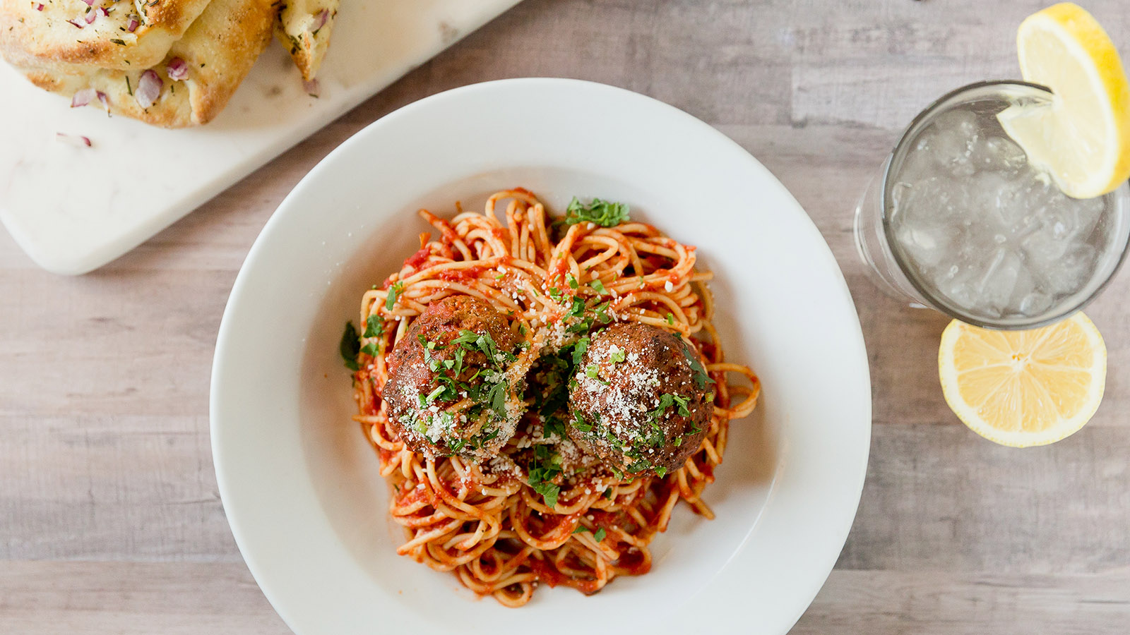 Order Spaghetti and Meatballs food online from Babbo Italian Eatery store, Phoenix on bringmethat.com