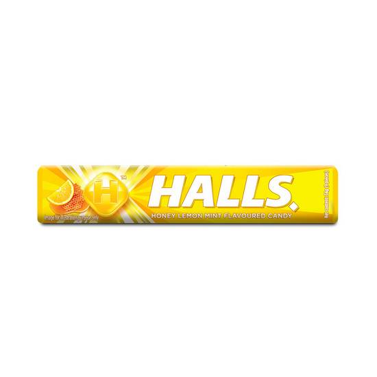 Order HALLS, Honey Lemon Cough Drops, 9 Pcs food online from Exxon Food Mart store, Port Huron on bringmethat.com