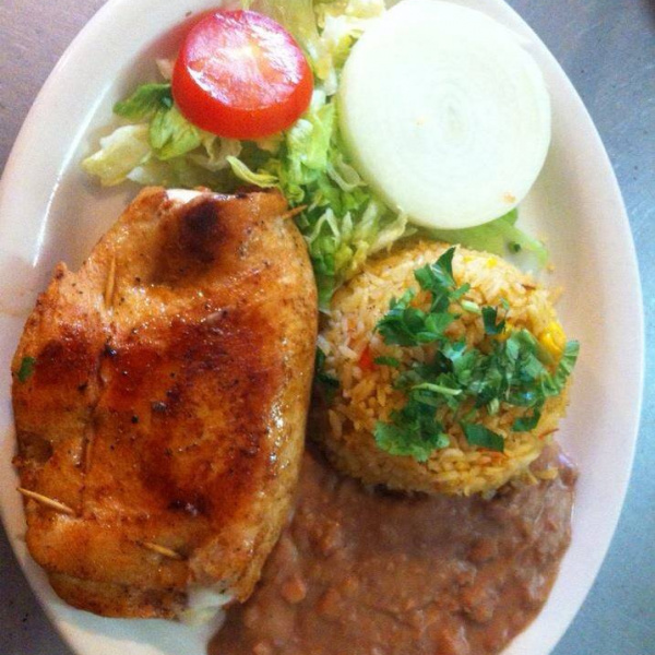 Order Pechuga Rellena food online from Morales Mexican Restaurant store, Houston on bringmethat.com