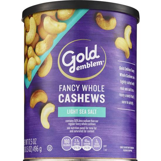 Order Gold Emblem Lightly Fancy Whole Cashews, Sea Salt food online from Cvs store, SAINT CLAIR SHORES on bringmethat.com