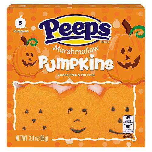 Order Peeps Pumpkins Marshmallow - 0.5 oz x 6 pack food online from Walgreens store, Loudonville on bringmethat.com