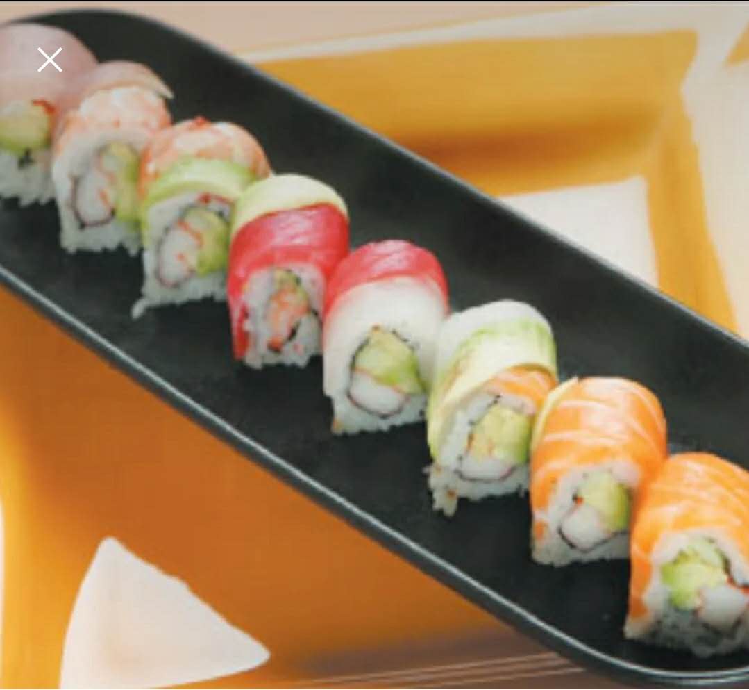 Order Rainbow Roll food online from Fumi Hibachi And Sushi Bar store, Duluth on bringmethat.com
