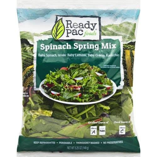 Order Ready Pac · Spinach Spring Mix (5.3 oz) food online from Vons store, Montrose on bringmethat.com
