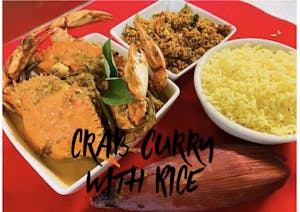 Order Crab Curry food online from Mithu Indian Cuisine store, Grand Rapids on bringmethat.com