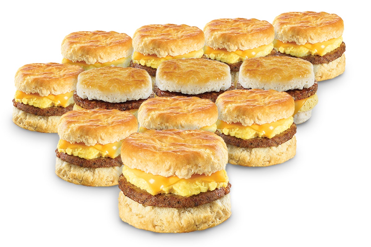 Order 12 SAUSAGE EGG & CHEESE BISCUITS food online from Krystal on North Highland Ave. #JTN001 store, Jackson on bringmethat.com