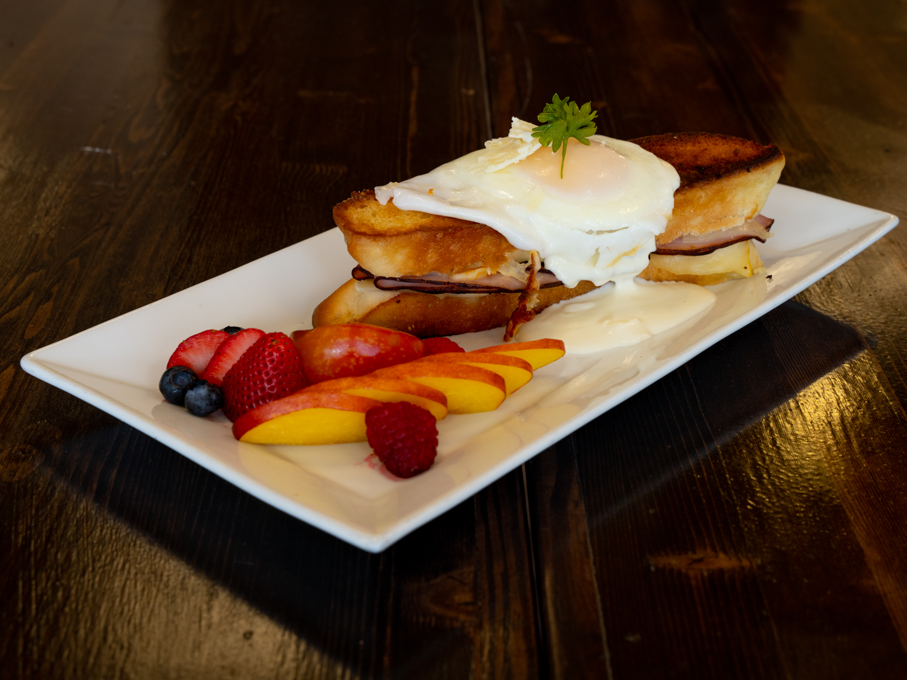 Order Croque Madame food online from Lily And Liam Bistro store, Rio Rancho on bringmethat.com