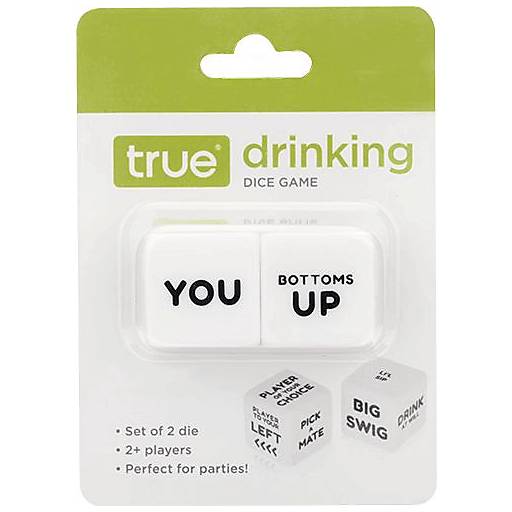 Order True Drinking Dice (SET OF 2) 136761 food online from BevMo! store, Milpitas on bringmethat.com