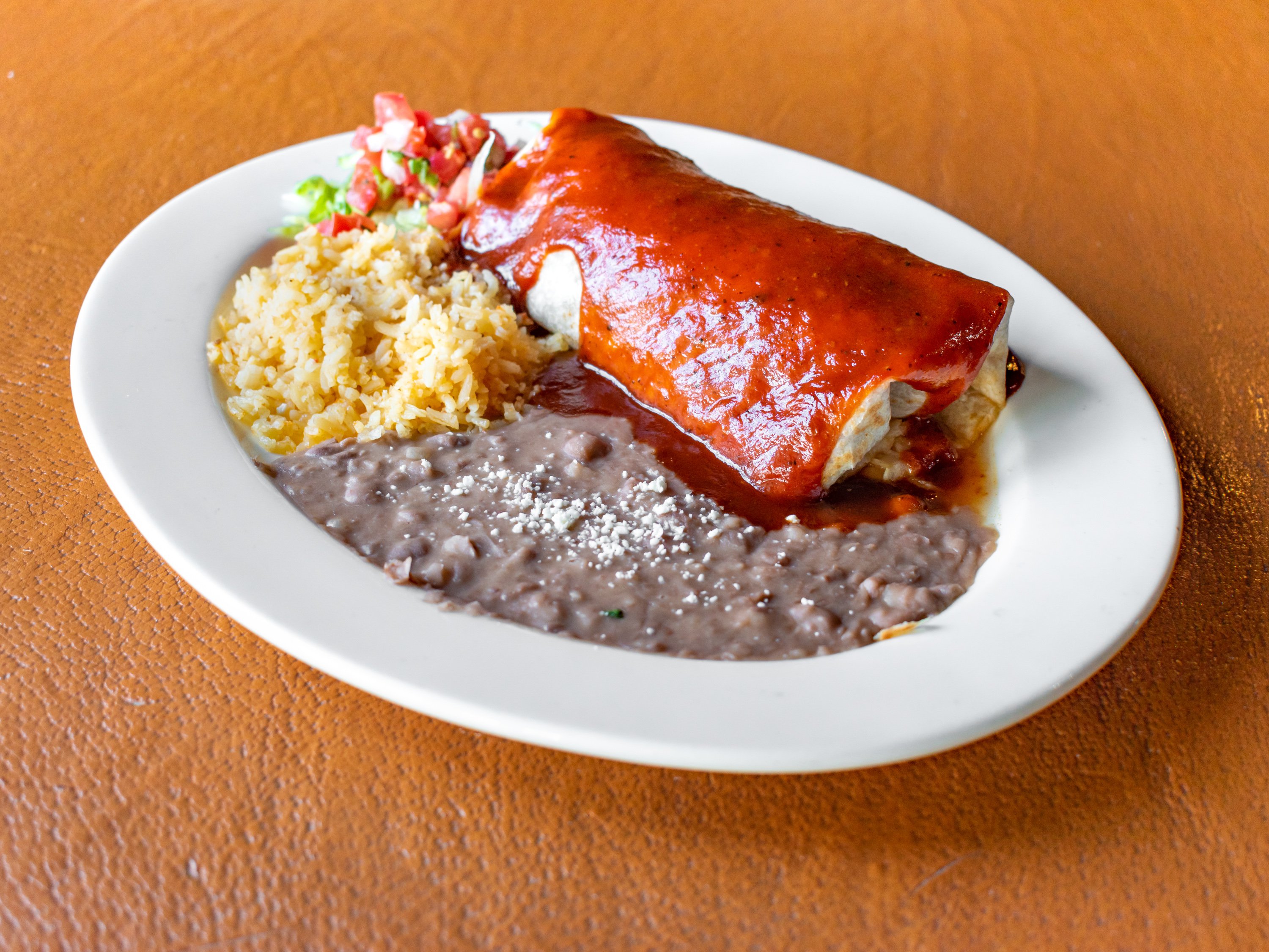 Order Wet Burrito food online from Soul of Mexico store, Indio on bringmethat.com