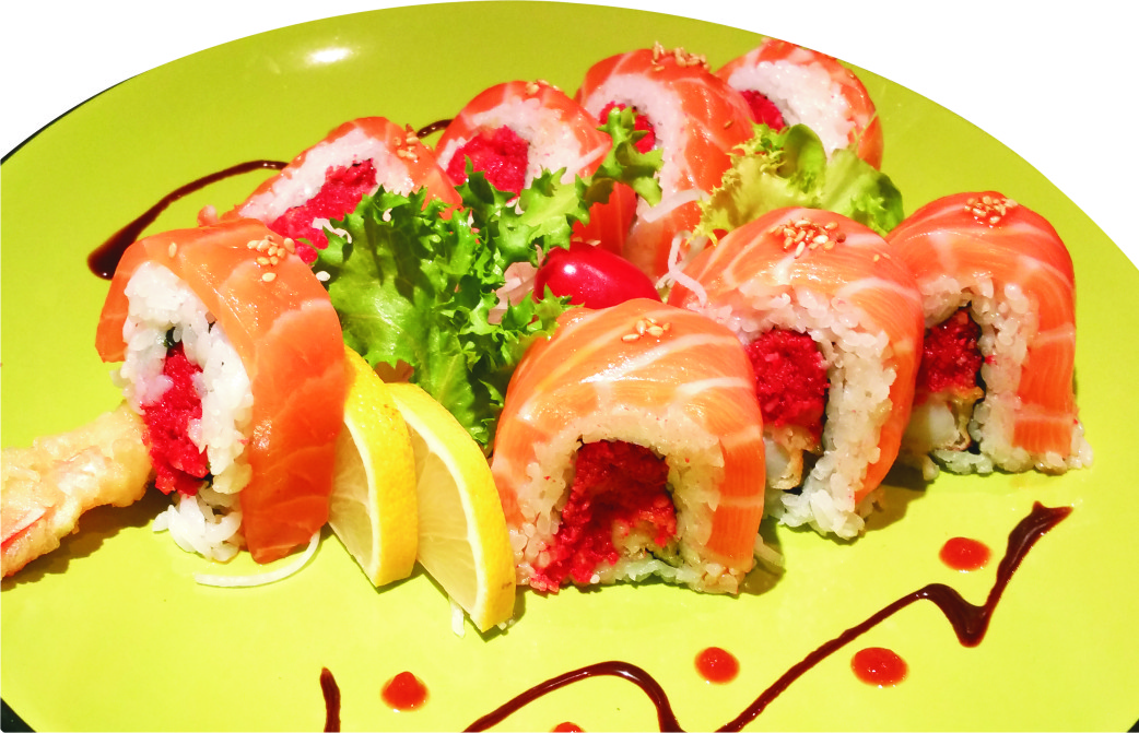 Order 24. Kangnam Style Roll food online from I Love Sushi store, Santa Clarita on bringmethat.com