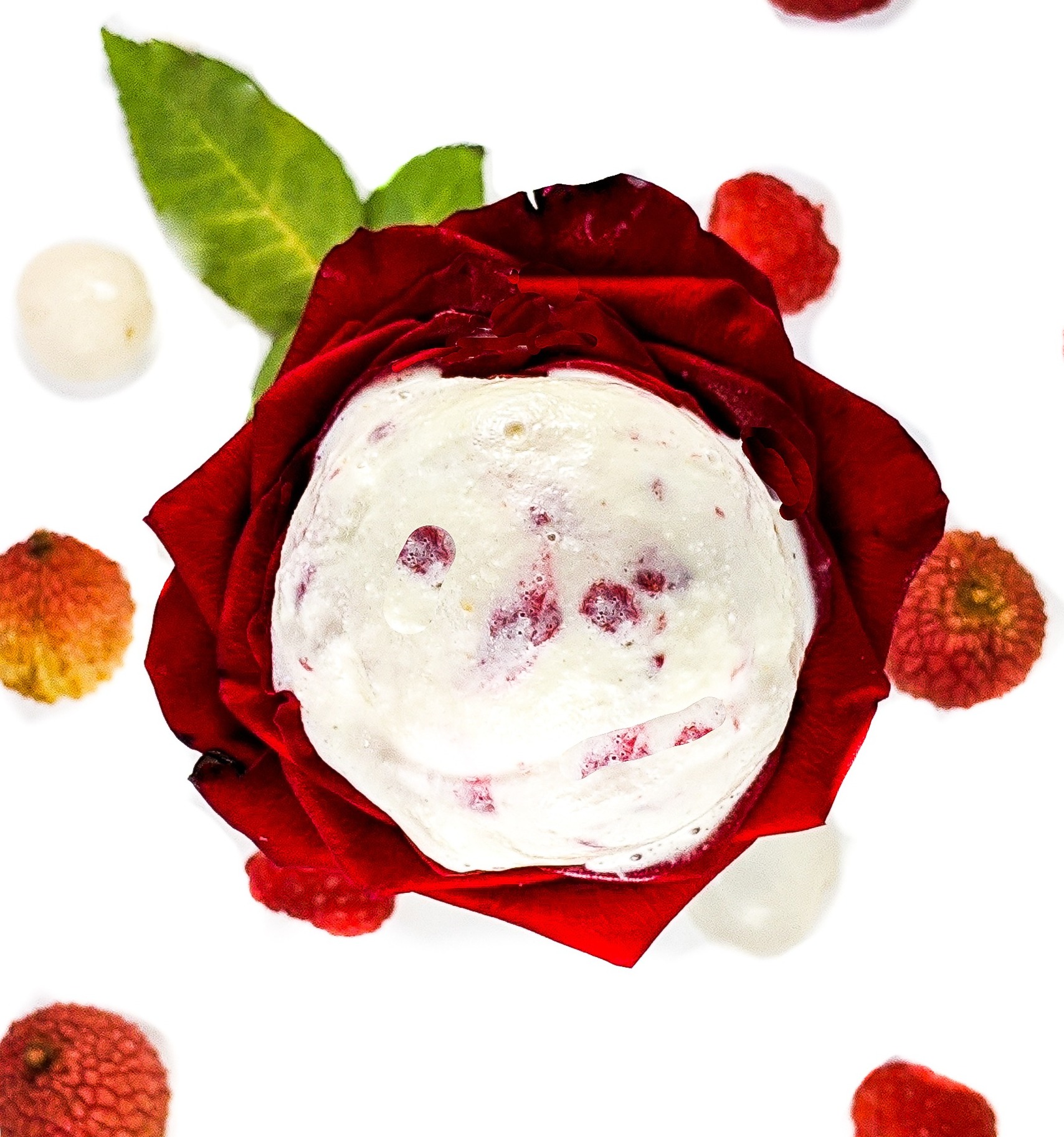 Order Lychee w/ Raspberry Rose Swirl food online from Afters Ice Cream store, Oakland on bringmethat.com