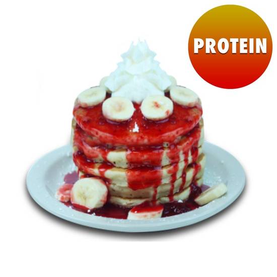 Order PRO Strawberry Banana - PRO Full (5 Pancakes) food online from We Pancakes store, Midwest City on bringmethat.com