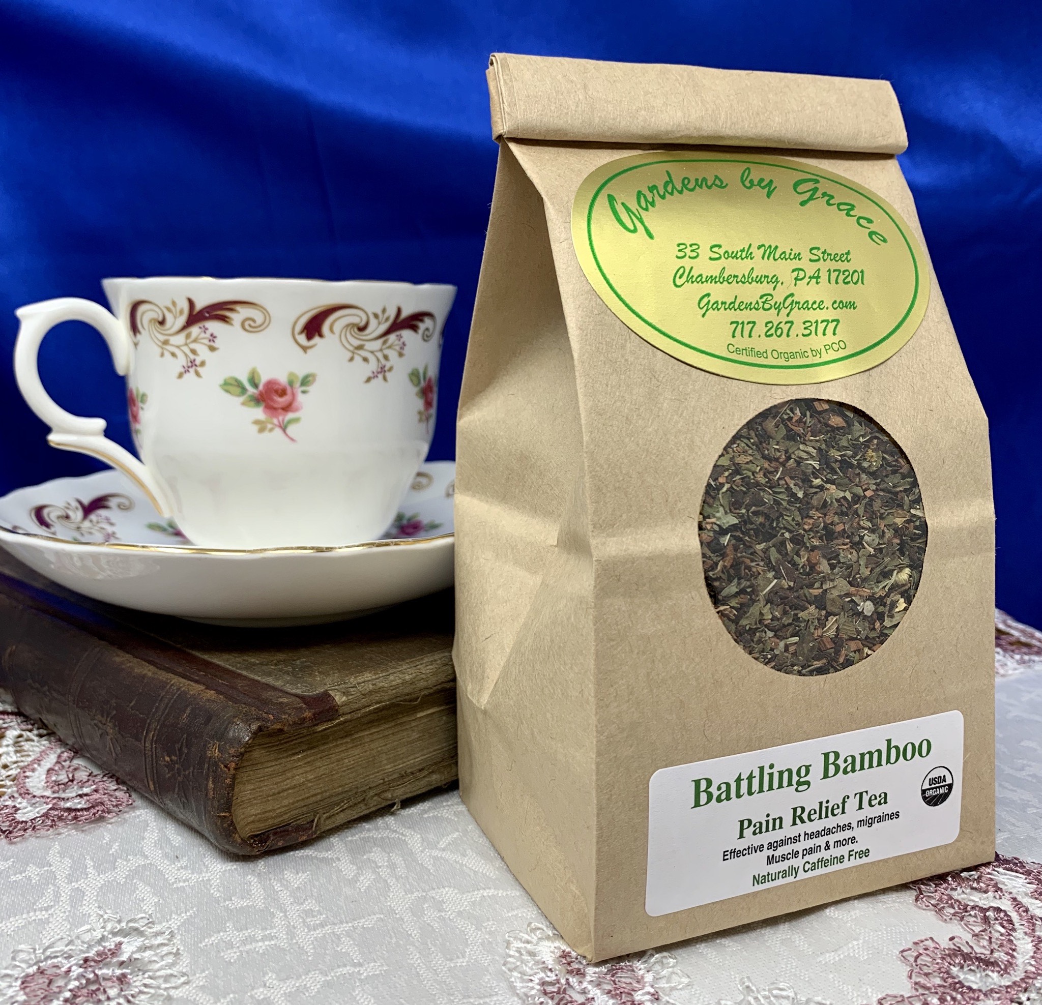 Order Battling Bamboo Pain Relief Tea food online from Gardens By Grace store, Chambersburg on bringmethat.com