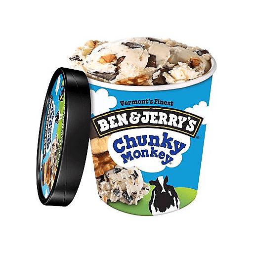 Order Ben & Jerry's Chunky Monkey (16 OZ) 40776 food online from BevMo! store, Milpitas on bringmethat.com