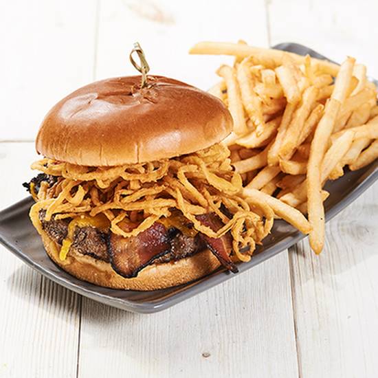 Order Hickory Burger food online from Wood-n-Tap store, Hartford on bringmethat.com