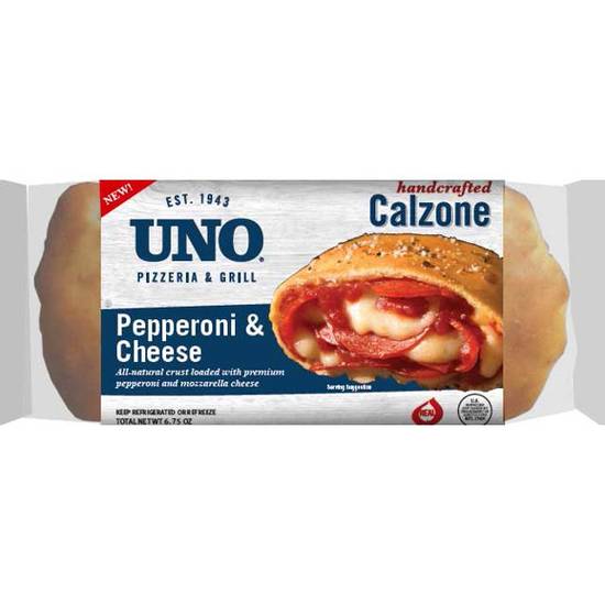 Order Uno Calzone Pepperoni And Cheese food online from Exxon Food Mart store, Port Huron on bringmethat.com