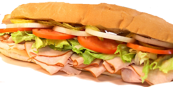 Order 6" Turkey Submarine Sandwich food online from Pizza Show store, Hawthorne on bringmethat.com