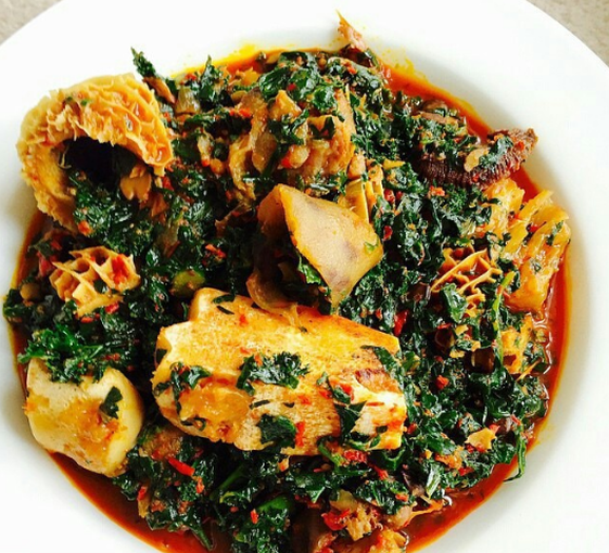 Order Efo Spinach Stew food online from The Jollof Buka store, Indianapolis on bringmethat.com