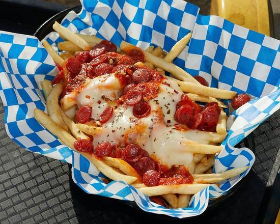 Order Pizza Fries food online from Burritos 2go store, Houston on bringmethat.com