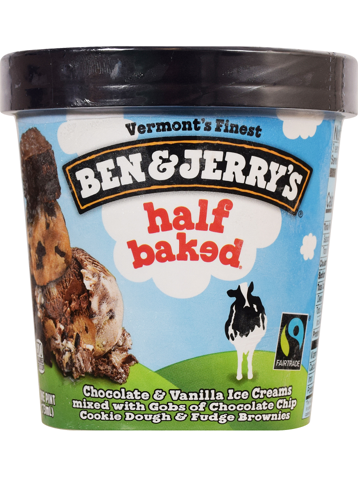 Order B&J  Half Baked Ice Cream Pint food online from Quickchek store, Wantage on bringmethat.com