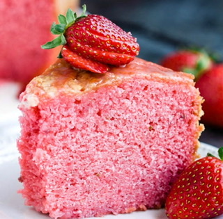 Order Strawberry pound cake food online from Trend Urban Cafe store, Stone Mountain on bringmethat.com