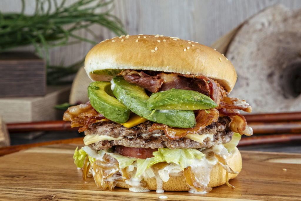 Order Big Tom Burger food online from Toms #1 store, Los Angeles on bringmethat.com
