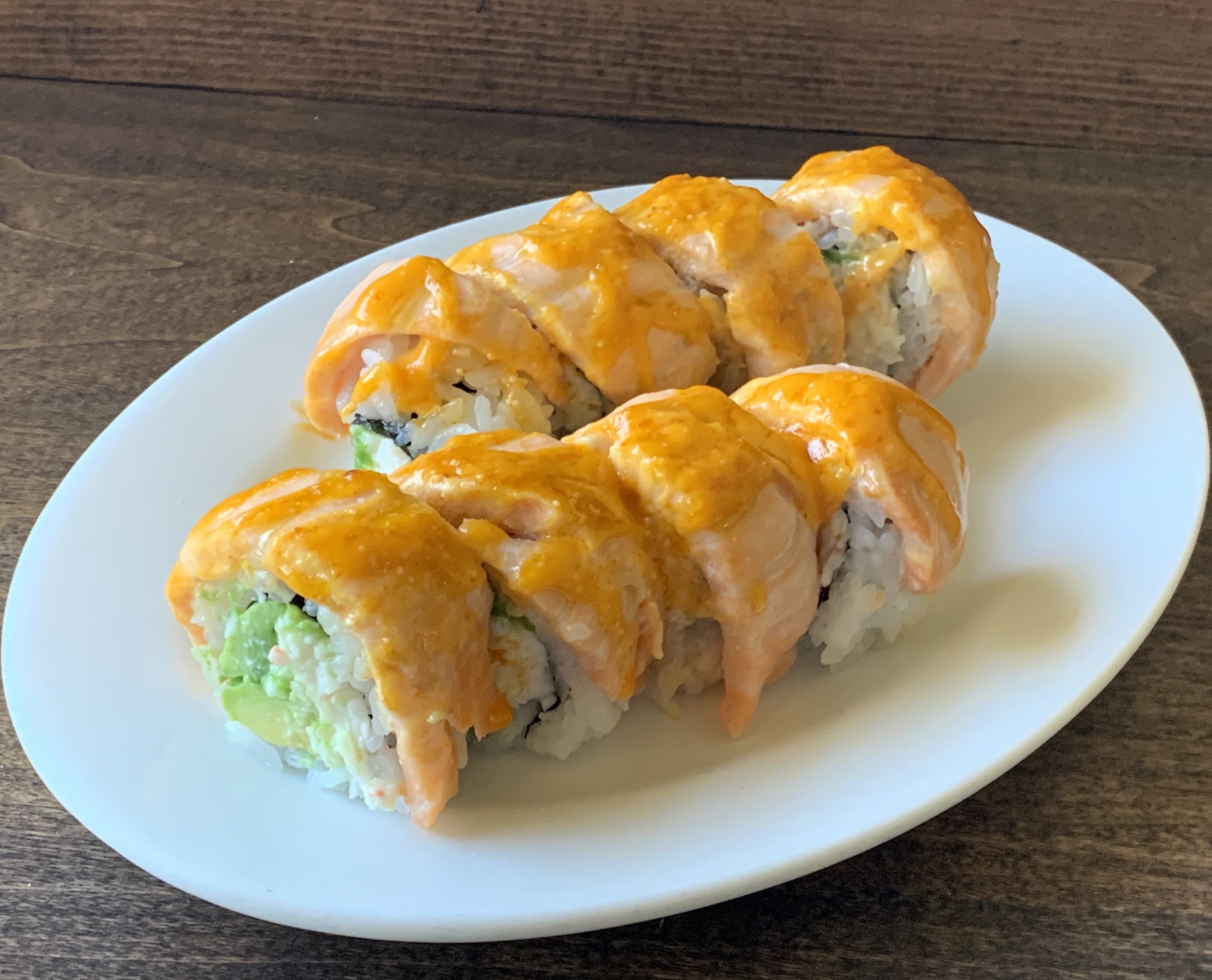 Order Volcano Roll food online from Minato Sushi store, Lake Forest on bringmethat.com