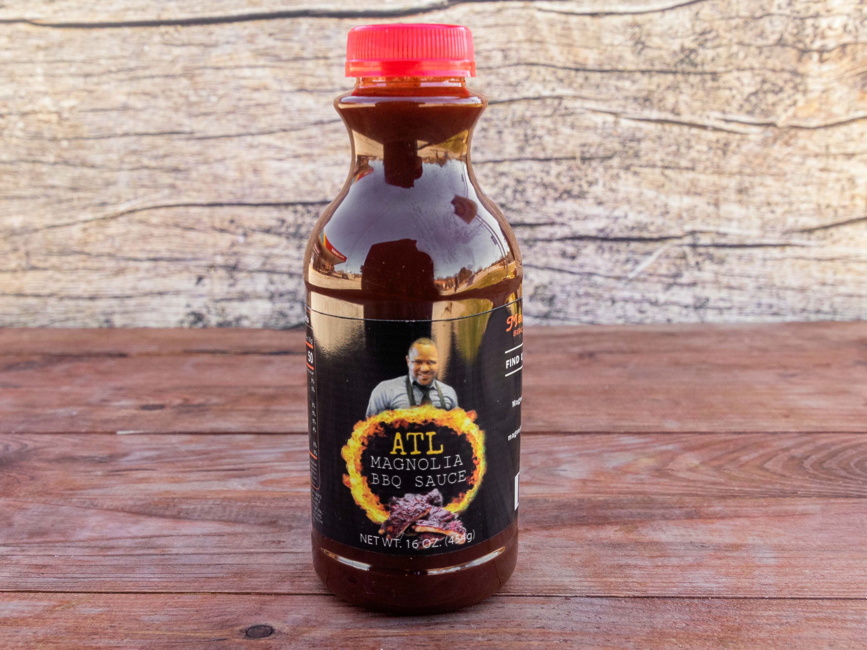 Order 16oz BBQ Sauce Bottle food online from Magnolia Bbq & Fish store, Forest Park on bringmethat.com