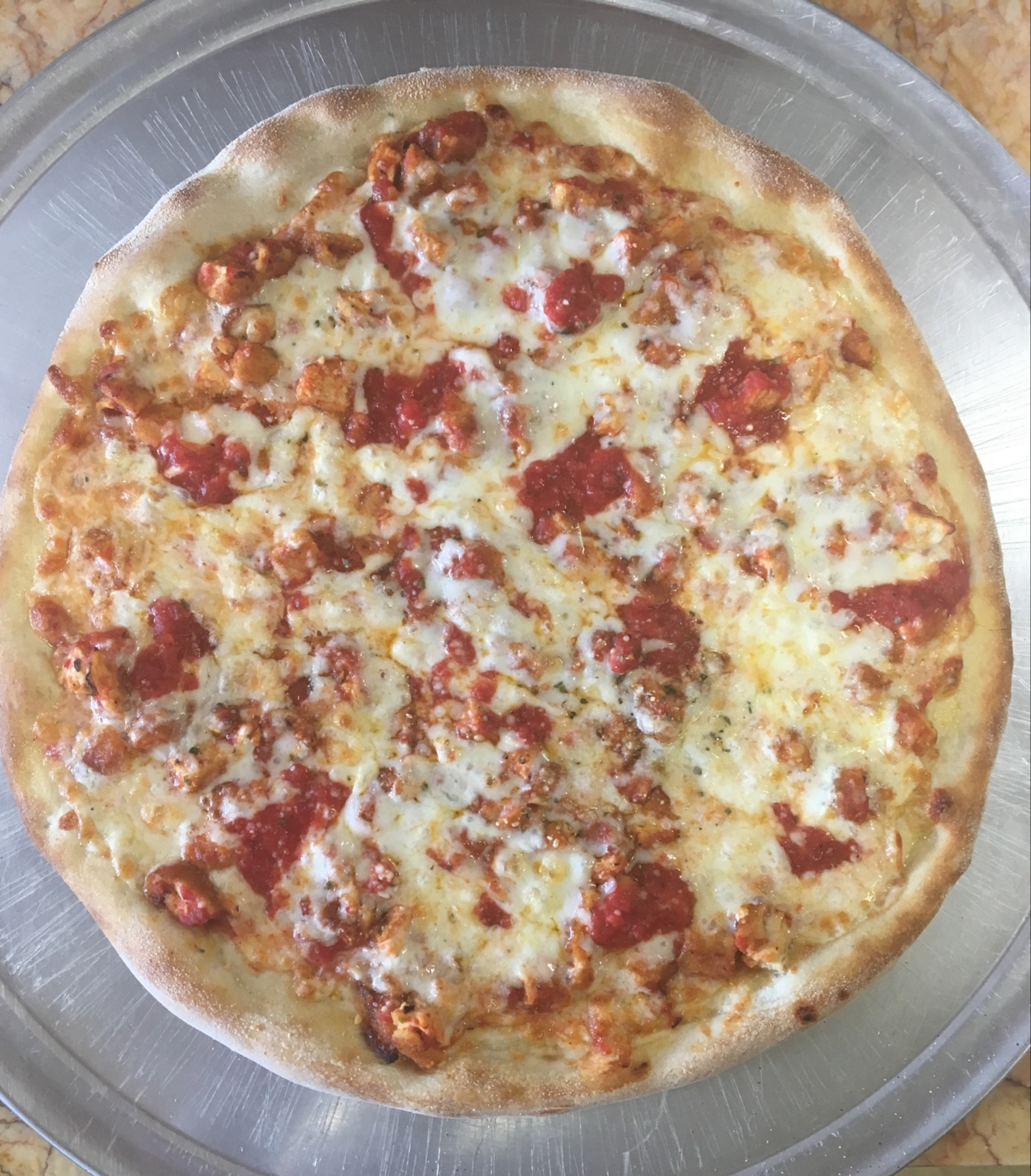 Order Chicken Parmigiana Pizza food online from Outta Hand Pizza store, Westfield on bringmethat.com