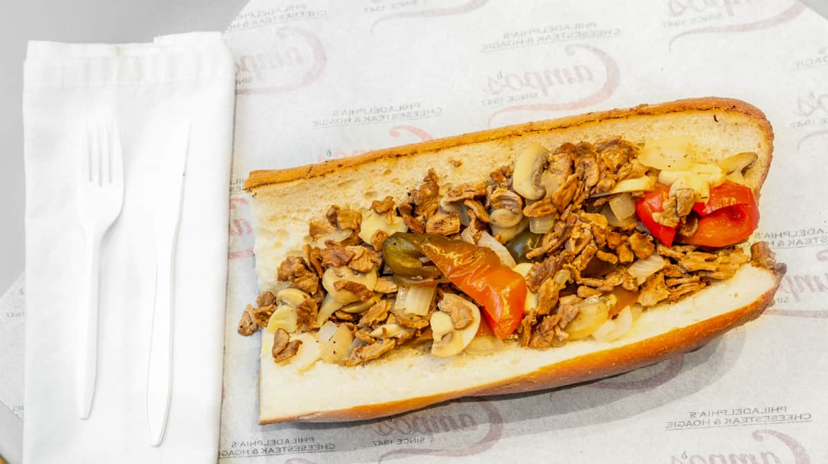 Order Vegan Works Sandwich food online from Campo's Philly Cheesesteaks store, Philadelphia on bringmethat.com