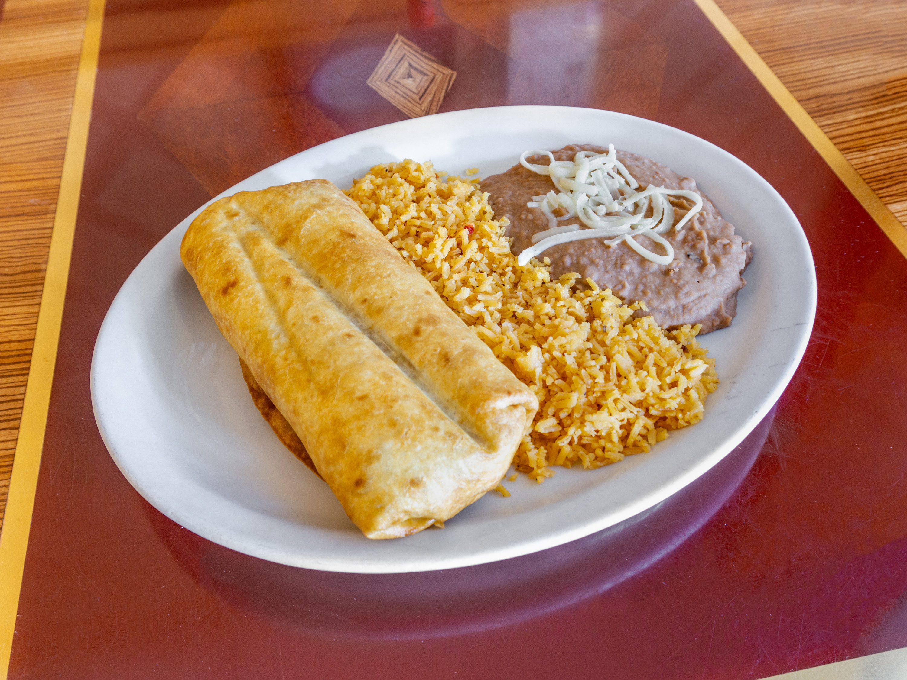 Order Chimichanga Dinner food online from Taqueria El Ranchito store, Chicago on bringmethat.com