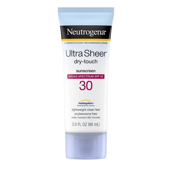 Order Neutrogena Ultra Sheer Dry-Touch Water Resistant Sunscreen SPF 30, 3 OZ food online from CVS store, SPRING VALLEY on bringmethat.com