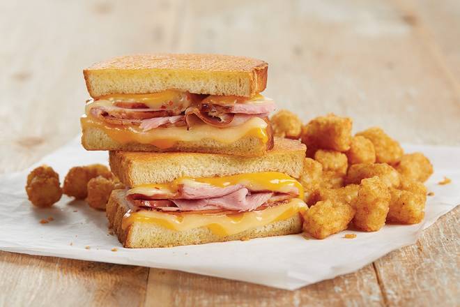 Order Grilled Ham & Four Cheese Melt Duo food online from Shari'S Cafe store, Troutdale on bringmethat.com