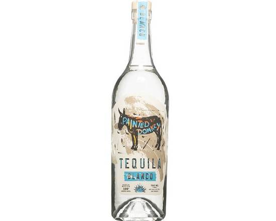Order Painted D Silver, 750ml tequila (40.0% ABV) food online from 50th Street Liquor, Beer & Wine store, Lubbock on bringmethat.com