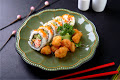 Order  Crunch Scallop Roll food online from Love Sushi store, Bakersfield on bringmethat.com