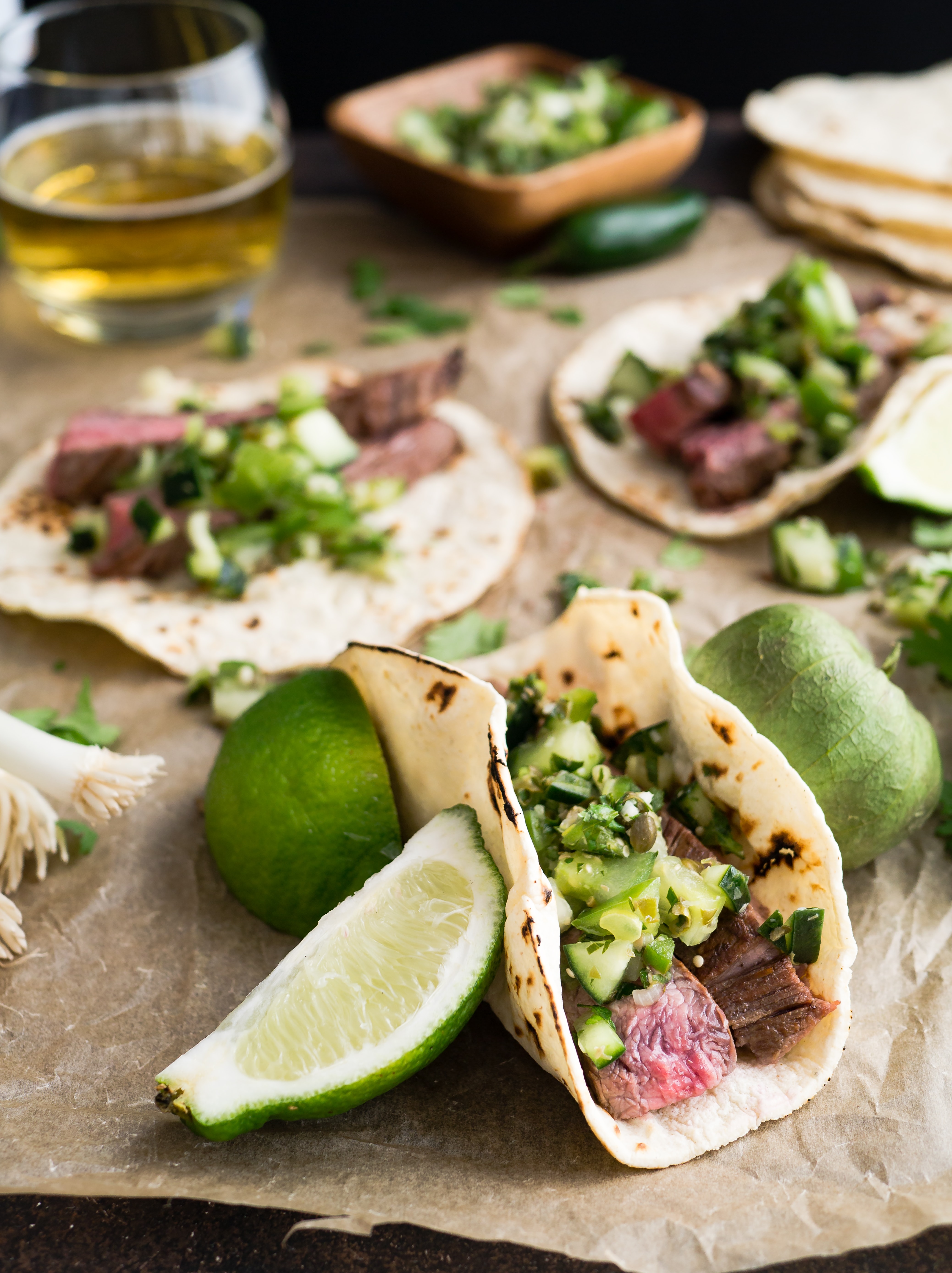 Order Dos Steak Tacos food online from Catch 35 store, Naperville on bringmethat.com