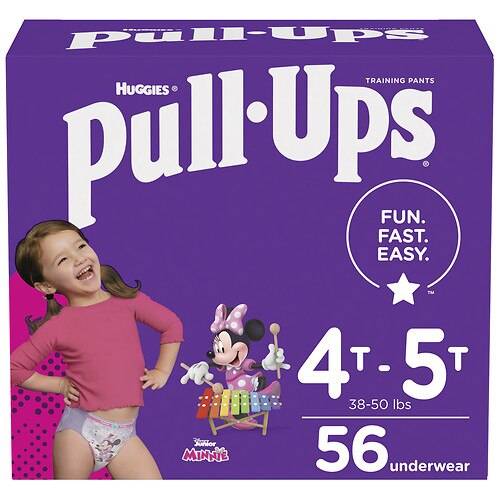 Order Huggies Pull-Ups Girls' Potty Training Pants 4T - 5T - 56.0 ea food online from Walgreens store, HUTTO on bringmethat.com