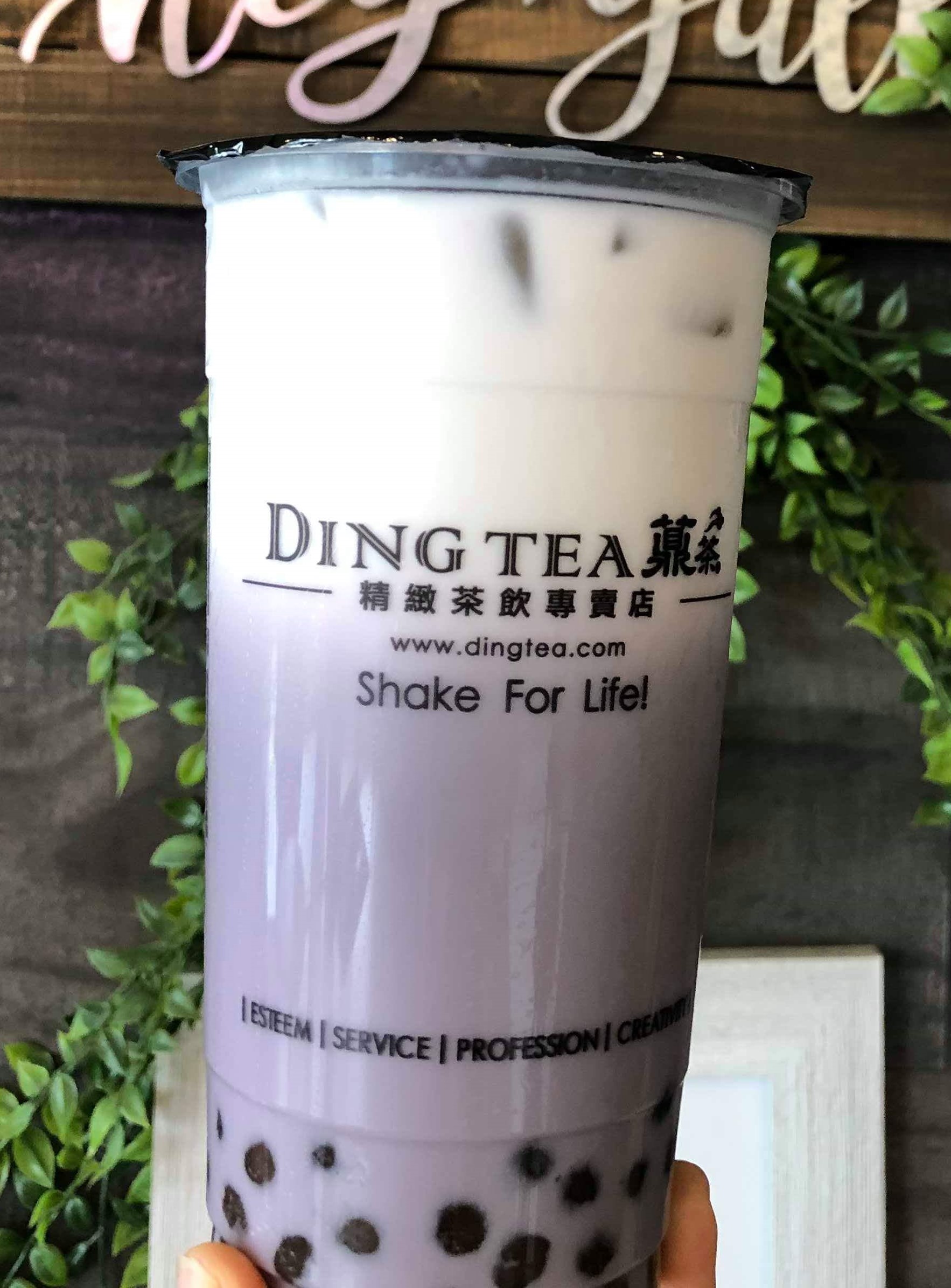 Order Taro Latte food online from Ding Tea store, Arlington on bringmethat.com