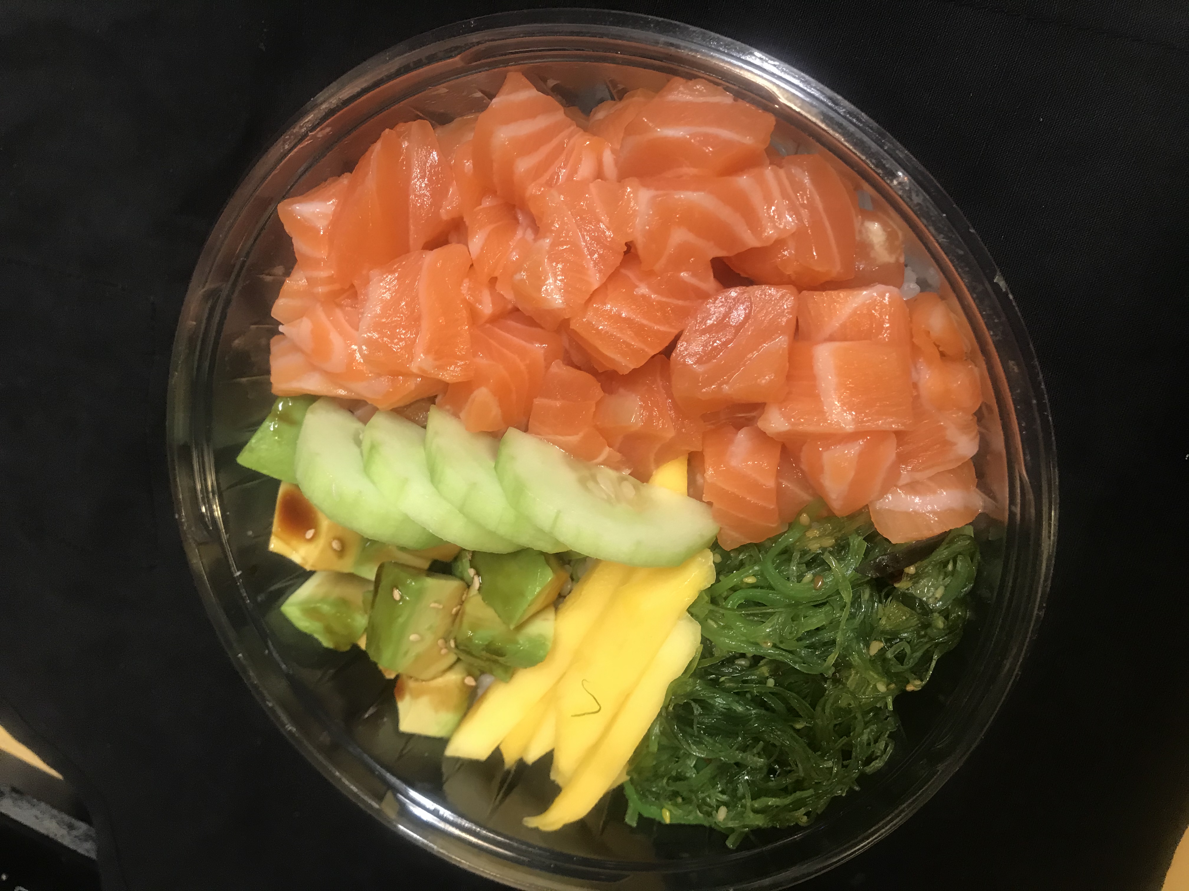 Order Salmon poke bowl  food online from Abace sushi store, New York on bringmethat.com