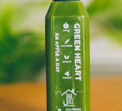 Order Green Heart food online from Java Juice House store, Johnson City on bringmethat.com