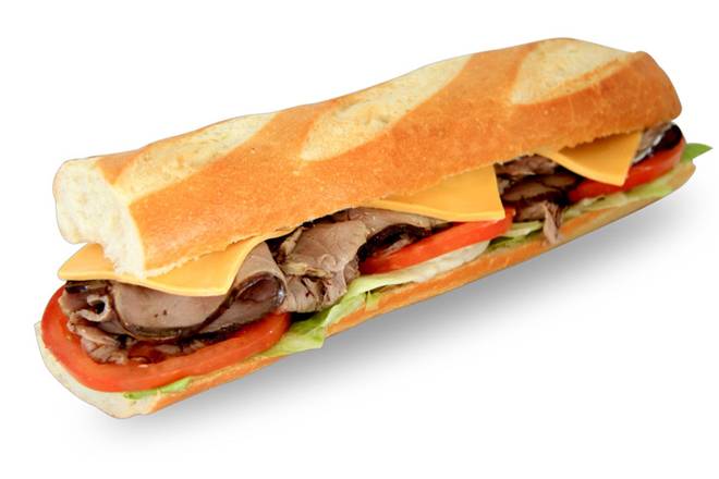 Order #25 Roasted Beef Cheese Baguette food online from Lee's Sandwiches store, Riverside on bringmethat.com