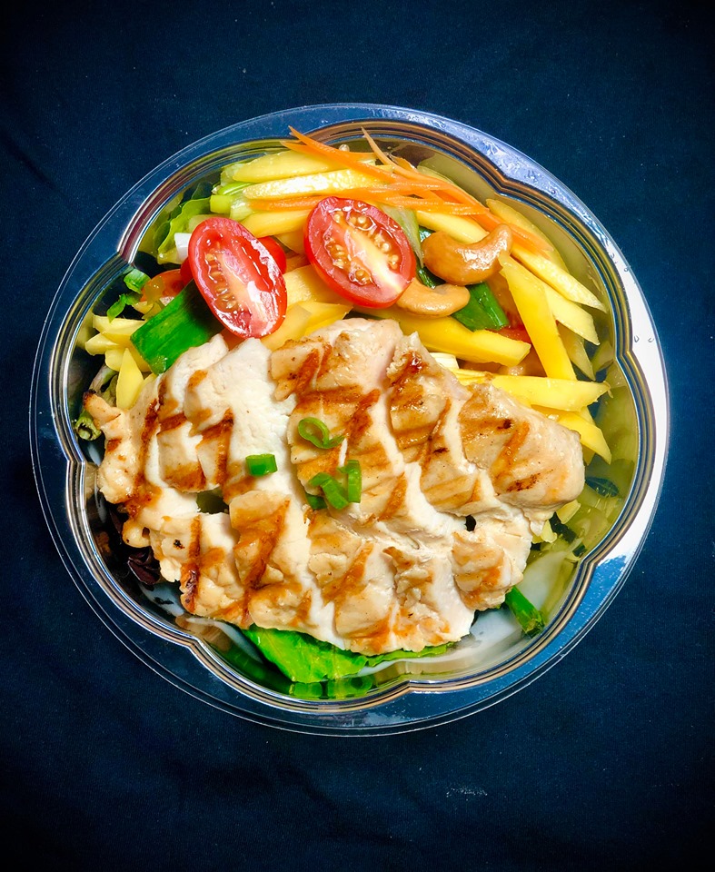 Order Grilled Chicken Mango Salad (SL4) food online from Grace Thai store, Elmhurst on bringmethat.com