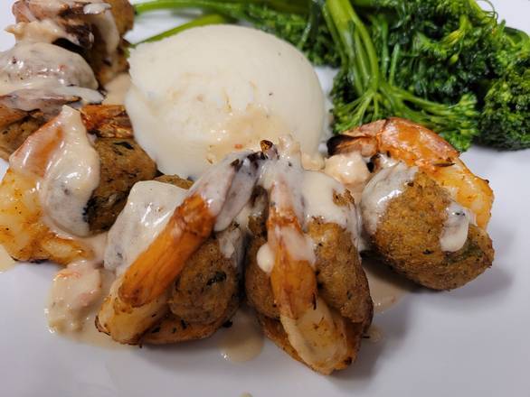 Order Stuffed Shrimp Rouxpour food online from The Rouxpour- Sugar Land store, Sugar Land on bringmethat.com