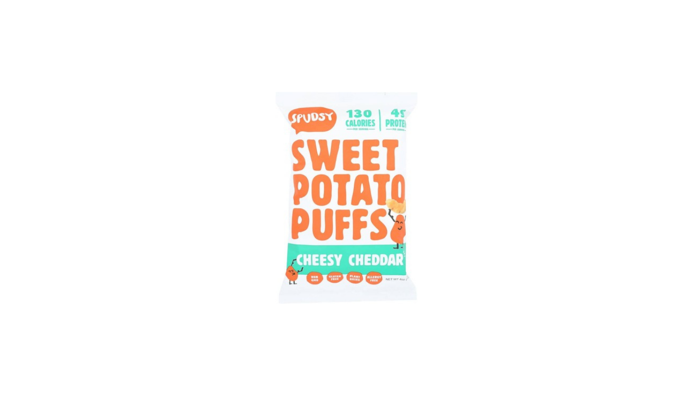 Order Spudsy Sweet Potato Puffs 4 oz. food online from Luv Mart store, Santa Cruz on bringmethat.com